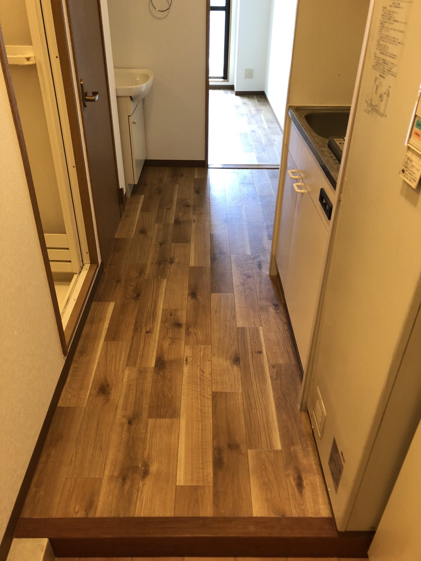 大阪市中央区　１Kタイプ賃貸マンション　原状回復リフォーム工事　施工後