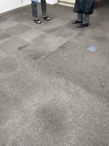 大阪市中央区　事務所のカーペット貼替工事　施工前