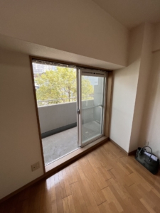 大阪市福島区　収益用１Kマンションのリフォーム工事　施工前　洋室