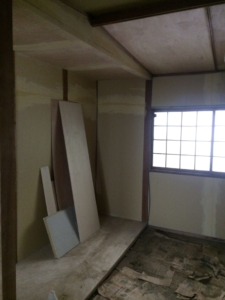 大阪市平野区　店舗付き住宅リフォーム工事　施工前　和室