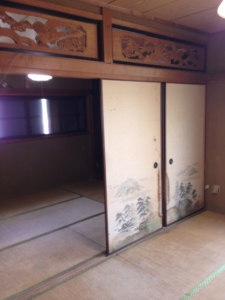 大阪府交野市　店舗付き住宅のリフォーム工事　施工後　和室６畳間